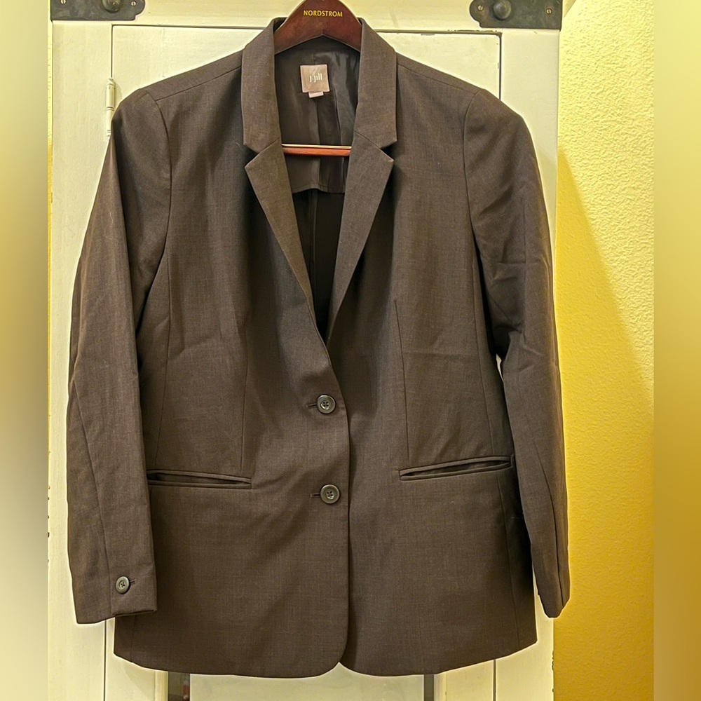 JJill brown blazer Petite 12 second hand